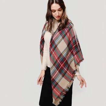 Дизайн 2020 марка вязаный женски шал мека зима и топло врата шалове кърпичка дама кашмир шалове Echarpe foulard pashmina