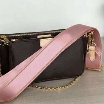 Дизайнерска дамска чанта за през рамото от три части портфейл дамски чанти за продажба