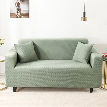 Дълги гъвкави калъфи за мека мебел за хол с дръжки All-inclusive Stretch Sofa Slipcovers Single/Two/Three Seat Cushion Cover