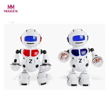 Е-ходене танци умен бот, робот астронавт деца музика светлина играчки модел на действие на играчката фигурки brinquedos 20