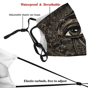 Египетският Очите Планина дишаща маска за лице Wadjet цифров художествена Маска с филтри защитно покритие респиратор устата заглуши PM 2.5