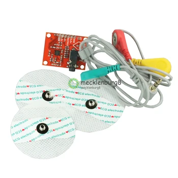 ЕКГ модул AD8232 ЕКГ, измерване на пулса на сърцето ЕКГ наблюдение сензор модул комплект за Arduino AD8232 монитор 