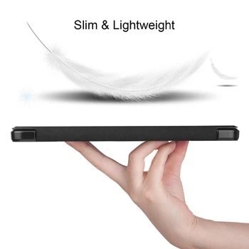 Елегантен кожен калъф, трикратна защита от падане, лек и преносим, подходящ за таблет Samsung Tab S7 T870/T875