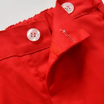 Есен момче облекло-костюм за деца на Коледа обличам клетчатая риза с червен колан + панталони деца с дълъг ръкав и якета 1 2 3 4Т 5 6 години