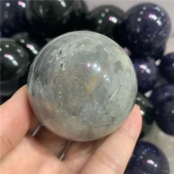 Естествен камък Лабрадорит Crystal обхват на топка за декорация на дома подарък