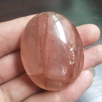 Естествен камък червен гематоидальный кварцов Кристал дисплей за декорация на дома камък цвят романтична мулти-включване на Crystal