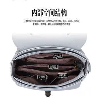 естествена кожа за дамски чанти 2020 Нова Пригородная чанта мода Crossbody чанта shaping рамо чанта