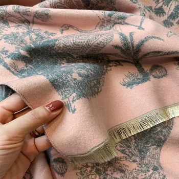 Жена зимен шал 2020 дизайн и печат кашмир дамски шалове са топли тайна pashmina Шалове и тайна гъст одеяло Echarpe