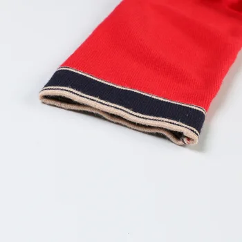 Жените дълга жилетка 2020 дизайнер V образно деколте однобортный джобове червена жилетка на извънгабаритни пуловер вязаное палто на горно облекло B059