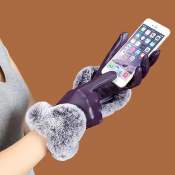 Жените Сензорен Екран Зимни Ръкавици За Есен-Топлите Ръкавици, Ръкавици Без Пръсти Китката На Шофиране Ски Ветрозащитный Glove2021