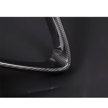 За 2017-2018 Alfa Romeo Stelvio ABS Carbon Fiber предната V образна решетка, капак завърши рамки аксесоари