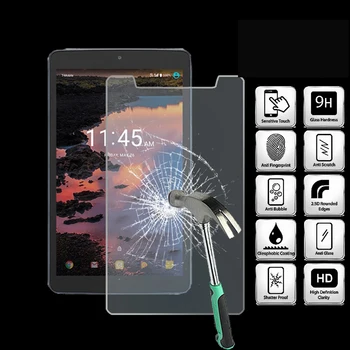 За Alcatel OneTouch PIXI 3 8.0 Inch Tablet Ultra Clear Tempered Glass Screen Protector антифрикционная защитно фолио