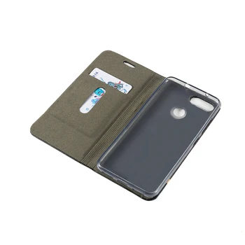 За Asus ZenFone Max Plus M1 ZB570TL Flip Book Case за Asus ZB570TL Business Пу кожен калъф за телефон мека силиконова делото Tpu