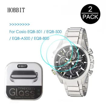За Casio EQB-501 EQB-500 EQB-800 EQB-A500 Clear 0.3 mm 2.5 D закалено стъкло протектор на екрана на GPS Smart Watch LCD защитно фолио