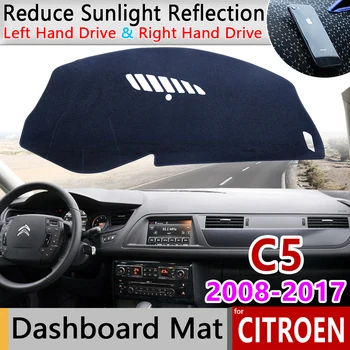 за Citroen C5 2008 2009 2010 2011 2012 2013 2016 2017 MK2 противоскользящий подложка на кутията на таблото на сенника аксесоари Dashmat