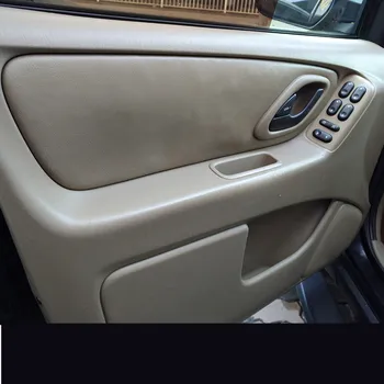 За Ford Escape, Kuga Microfibre кожена вътрешна рамка, която панел на кутията подлакътник Auto Modified Acceossries Customized 4БР/SET AB209
