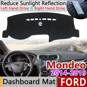 за Ford Mondeo MK5~2019 противоскользящий подложка на кутията на таблото чадър Dashmat защити килим тире аксесоари 2016 2017 2018
