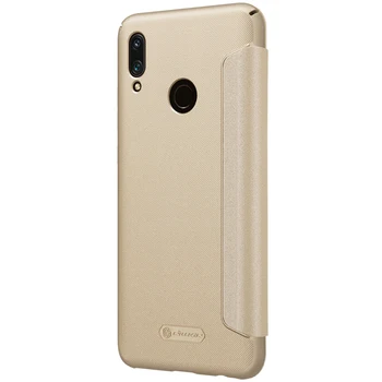 За Huawei P Smart 2019 Case Nillkin блясък луксозни флип кожени калъфи за Huawei P Smart 2019 делото телефон Case Nilkin