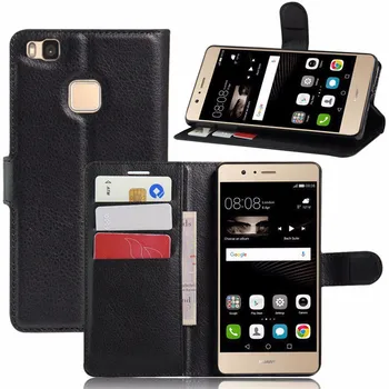 За Huawei VNS-L21 Case портфейл от изкуствена кожа делото калъф за телефон Huawei P9 Lite VNS-L21 VNS-L22 VNS-L23 Flip Case Skin Bag