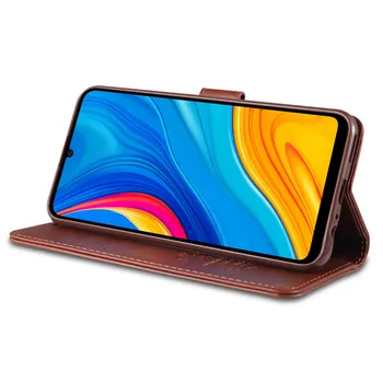 За Huawei Y6s Flip Case ПУ Leather Stand Cases Soft TPU Book Cover For Y6S Card Holder калъфи за телефони чанта
