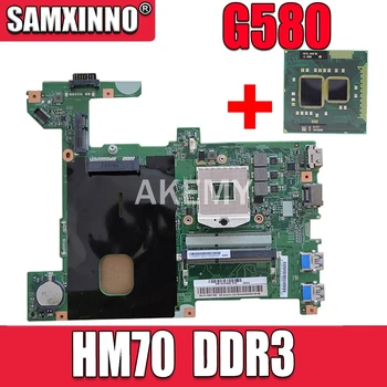 За Lenovo G580 B580 дънна платка на лаптоп 48.4WQ02.011 12206-1 основна такса HM70 UMA DDR3 безплатен процесор