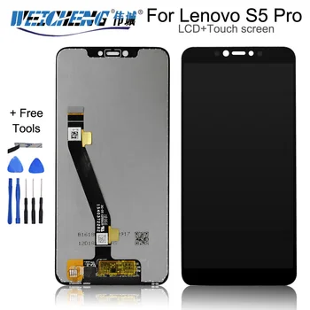 За Lenovo S5 K520 /S5 Pro L58041 S5 Pro GT L58091 LCD дисплей+тъч екран дигитайзер, монтаж на резервни части за ремонт на инструменти