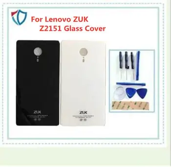 За Lenovo ZUK Edge задно със стъклен капак Z2151 капак на отделението за батерията стъкло със стикер на високо качество на новата безплатна доставка с номер за проследяване