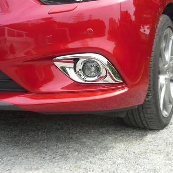 За Mazda 6 2013 2016 2017 2018 Atenza аксесоари за автомобил на предната противотуманная фаровете на капака лампи покритие с ABS хром стил на колата стикер