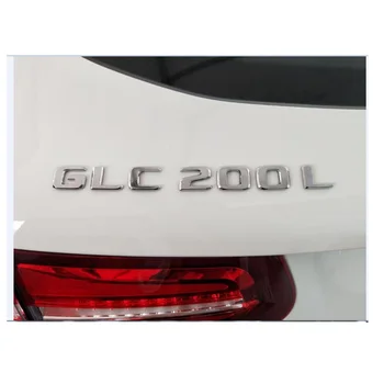 За Mercedes Benz хромирани букви GLC200 GLC220 GLC250 GLC260 GLC280 GLC300 GLC320 GLC200L GLC250L GLC260L емблема емблема 4MATIC