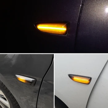 За Opel Astra J K логото на Zafira B C Insignia B Grandland X LED динамичен страничен маркер мигач сериен мигалка