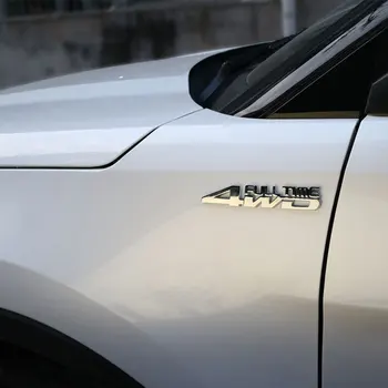За Outlander 4WD форми аксесоари за Mitsubishi Outlander 3D букви качулка лого емблема икона стикер от неръждаема стомана