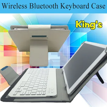 За Samsung Galaxy Tab A 9.7 T550 T551 T555 свалящ безжична клавиатура Bluetooth калъф поставка с 4 подаръци