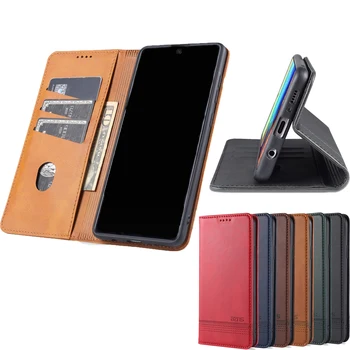 За Samsung Samsung Galaxy A51 4G Flip Case ПУ Leather Stand Cases For Samsung A51 4G Book Style Phone Cover Card Holder