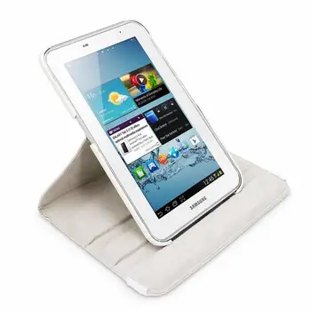 За Samsung Samsung Galaxy Tab 2 7.0 Case 360 Rotation Flip ПУ Stand Case Cover за Samsung Galaxy Tab2 7.0 P3100 P3113 Tablet Funda
