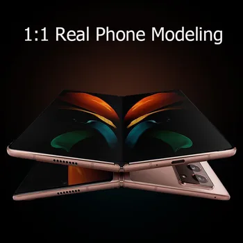 За Samsung Samsung Galaxy Z Fold 2 5G Case обикновен твърд PC бистра прозрачна делото за Samsung Z Fold 2 Fold2 5G калъфи за телефони