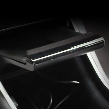 За Tesla Model 3 Carbon Fiber ABS Wireless Dual Charger USB Ports Fast Car Charger телефони централна конзола аксесоари за интериора