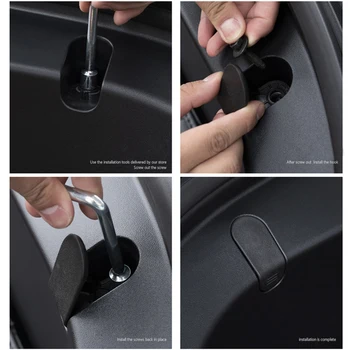 За tesla model 3 висококачествен ABS оригинален автомобилен материал, неизменен здрав силна издръжливост преден багажник за съхранение на аксесоари