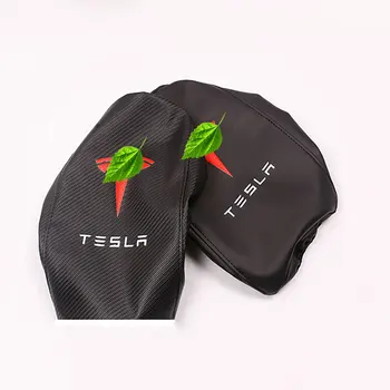 За Tesla Model 3 подлакътник скоростна кобур централен подлакътник кутия кожен калъф въглеродни влакна зернистая кожа и черна кожа