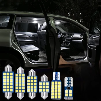 За Toyota RAV4 XA40 2009-2016 2017 2018 6шт LED Car Interior Light Reading Light Багажника Светлини модификация аксесоари