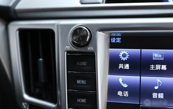 За Toyota RAV4 РАВ 4 2016 2017 ABS матиран хром климатик среден централен изход на вентилационни аксесоари леярство завърши 1 бр.