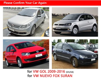 За VW GOL G5 G6 2009-2016 Fox Suran кръст хром рамка за захващане дръжка капак тапицерия комплект автоаксесоари стайлинг автомобили Voyage Saveiro 2012