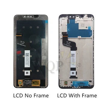 За Xiaomi redmi note 6 Pro LCD дисплей + рамка сензорен екран подмяна на дигитайзер Събрание сензорен екран резервни части