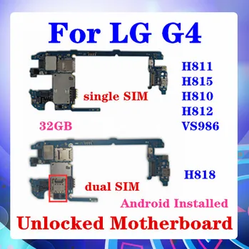 За дънната платка LG G4 H815 H811 H810 H812 VS986 H818(2 SIM) дънна платка на Android OS, инсталиране на пълна функционалност на добра работа