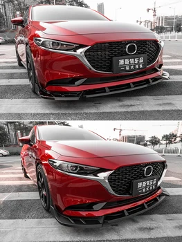 За отражетеля предна броня Mazda 3 2020 AXELA, Mazda3, JDM доработало спойлер на предната част на устните предни
