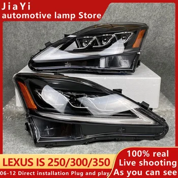 Заводска Фаровете Vland за Lexus-IS250 350 2006-2012 Full LED Head Light в съответствие с индикатор