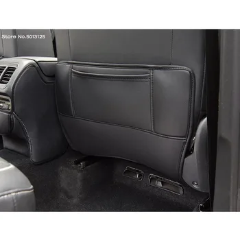 Задната седалка на колата Anti-Kick Pad задните седалки капак заден подлакътник предпазна подложка за Volkswagen VW Tiguan MK2 2017 2018 2019 2020