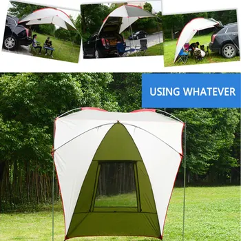 Здрав къмпинг палатка автомобили шатра сгъваема палатка непромокаема PU 2 цвята задвижва пътуване легла открит аксесоари