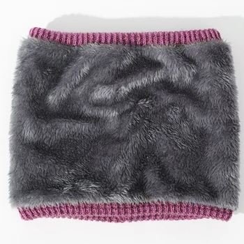 Зимен шал за мъже/жени открит топъл шал за защита на шията, пръстени, нагрудника и кадифе удебеляване на висококачествен хлопчатобумажный шал