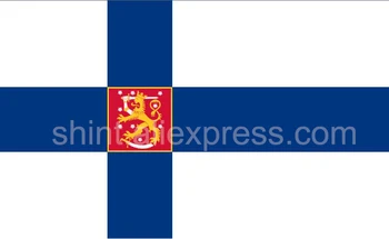 Знаме на Финландия (кодекса) 3 фута x 5 фута полиестер банер Flying 150* 90cm Custom outdoor