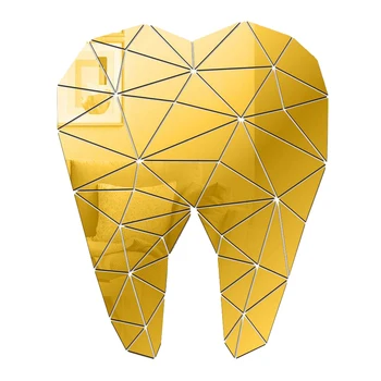 Зъболекар, Зъб Акрилни Стикери За Стена Зъби Етикети Огледално Покритие За Хола Магазин За Бижута Зъболекар Магазин Wallsticker